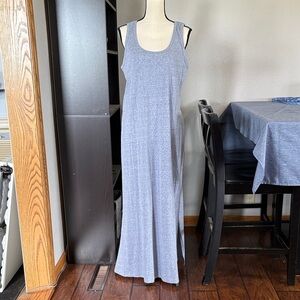 Women’s G by Giuliana Size Large Gray Tank Maxi Dress